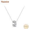 Tancise S925 Sterling Silver Luxury Personality Pendant Necklace Women's Classic Tide Necklace Necklace Party Gift