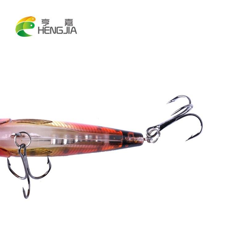 HENGJIA 3.3''/8.5cm Crankbait Freshwater Pike Trout Fishing Lures Tackle 3pcs Depth 1-2m