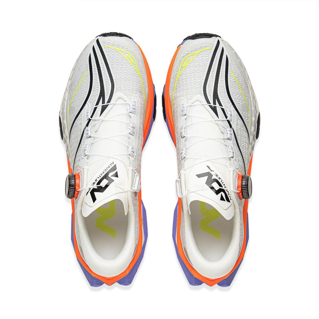 Li Ning Lu 2 Pro Удобные Универсальные Нескользящие Прочные Кроссовки для трейлраннинга с низким верхом Мужские кроссовки Серый ARNV007-3