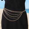 Цепочка на талию женская цепочка на живот цепочка для тела женская цепочка на талию пояс для живота модная бижутерия