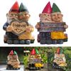 Статуэтка гнома Милая Романтичная Домашний Садовый Декор В форме сердца Навсегда Пара гномов Любовь Коллекционная Фигурка Романтичная Статуя