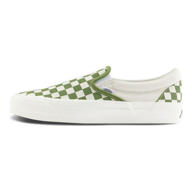 Vans Премиальные слипоны 98 'Шахматная доска Песто-зеленый' VN000CSECIB
