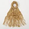 Sun Protection Dresses Shawls Gold Silver Wedding Scarf Summer Pashmina  for Women