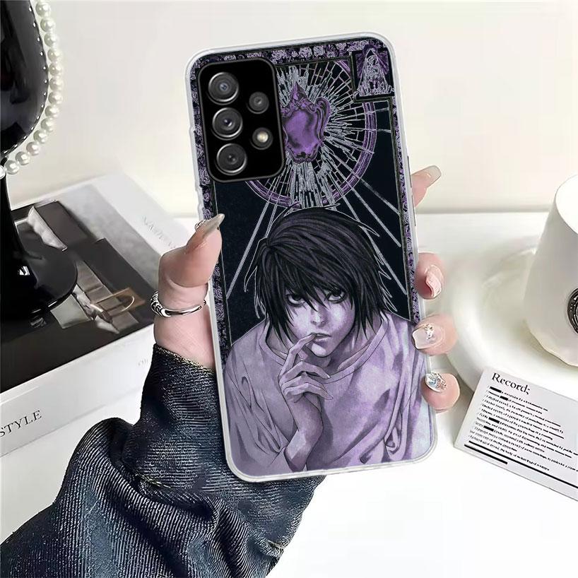 N-Note D-Death L Lawliet For Samsung Galaxy A52S A42 A32 A22 A12 A02S A51 A50S Phone Case A41 A31 A21S A30S A20S A20E A70 A71 A4