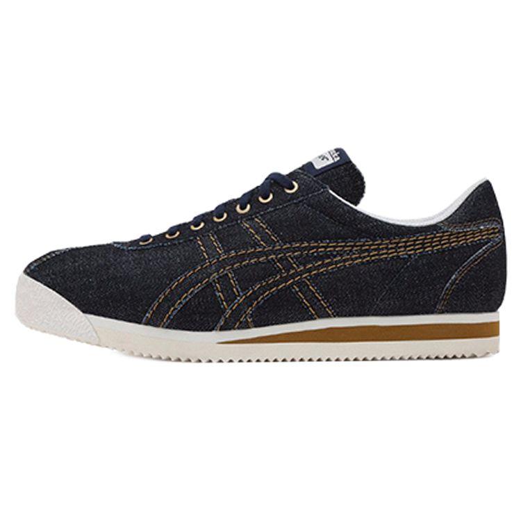 ONITSUKA TIGER Кроссовки Corsair Тканевые Нескользящие Прочные Низкие Кеды Унисекс Темно-синие 1183A721-400