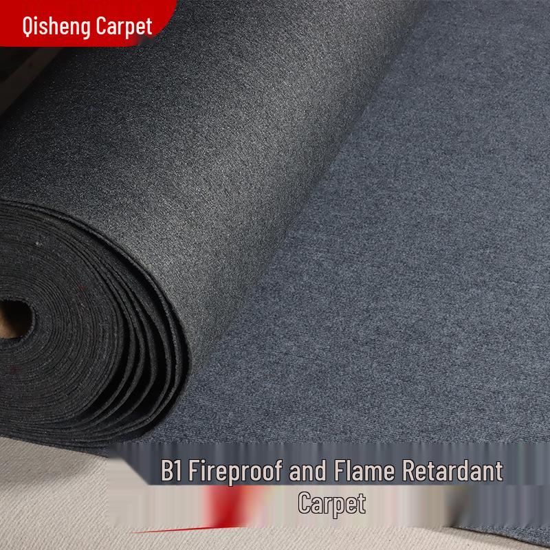 B1 Class Fireproof Interlocking Carpet for Cinema, Billiard Rooms, Workshops, Corridors, and Staircases