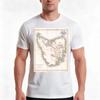 Vintage Map Of Tasunisexia (1837) Tshirt Summer Casual Cotton Tee Oversized Streetwear Tops Vintage Graphic Print 100 Cotton