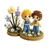 12 Zodiac Signs Bead Craft Kit DIY Beaded Garden Kit 3d Beaded Astrology Flower Kit