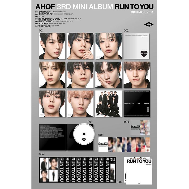 [Предзаказ] AHOF 3-й мини-альбом [RUN TO YOU] DIGIPACK Вер.. (Онлайн-преимущество)