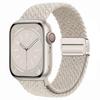 Эластичный радужный нейлоновый плетеный ремешок для Apple Watch с магнитной застежкой