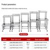 Thickened Stainless Steel Square Stool