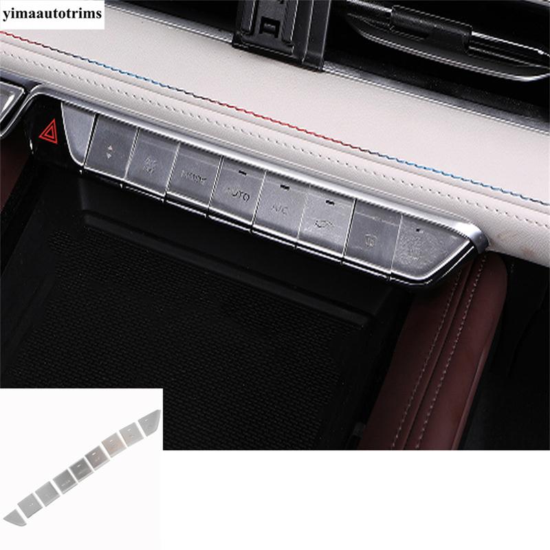 Central Control Air AC Conditioning Auto Mode Switch Button Sequ Cover Trim Accessories For Renault Grand Koleos 2024 2025