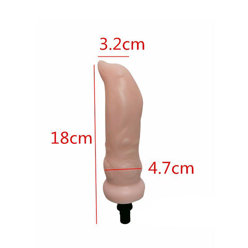 Fascial Gun Dildo Head Vibrator for Erotic Simulation (18~19mm)