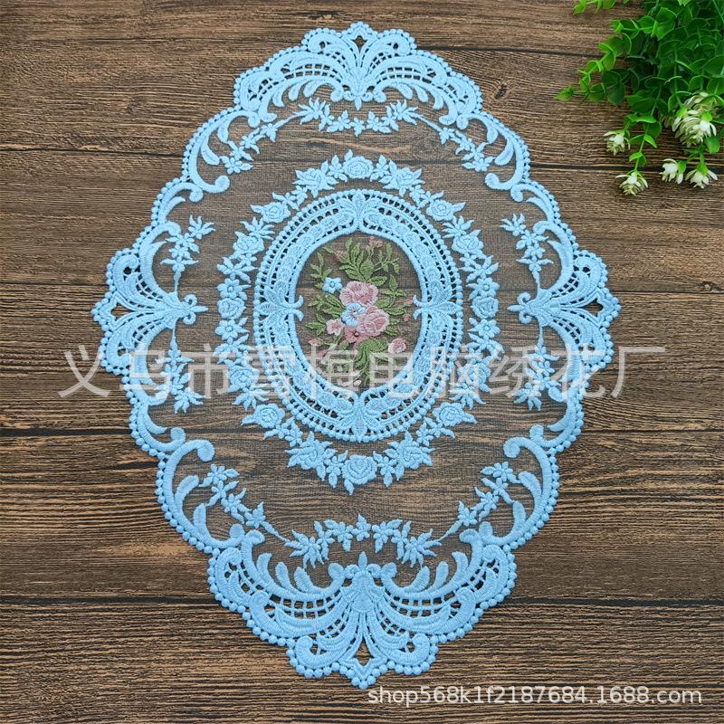 Подставка для столовых приборов в скандинавском стиле, вышитая скатерть, декоративный коврик для стола, украшение для дома, обеденный стол, ретро-кружевной коврик для журнального столика