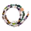 Natural Aventurine Tiger Eye Rose Quartz Gemstone Beads Necklace 17" UB-4620 UB-4620