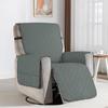 Водонепроницаемый чехол для кресла с нескользящей гранулированной боковой панелью с несколькими карманами, пылезащитный мягкий тканевый чехол для дивана-реклайнера