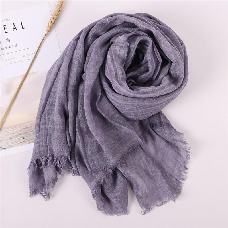 NEW Autumn New Cotton Pashmina Shawl Lady Wrap Warm Winter Scarves Solid Design Print Female Foulard Beach Stoles Scarf