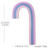3D Pottery Rainbow Cake Toppers Colorful Cake Decor for Wedding Baby Shower Girls Boys Rainbow Theme Birthday Party Supplies