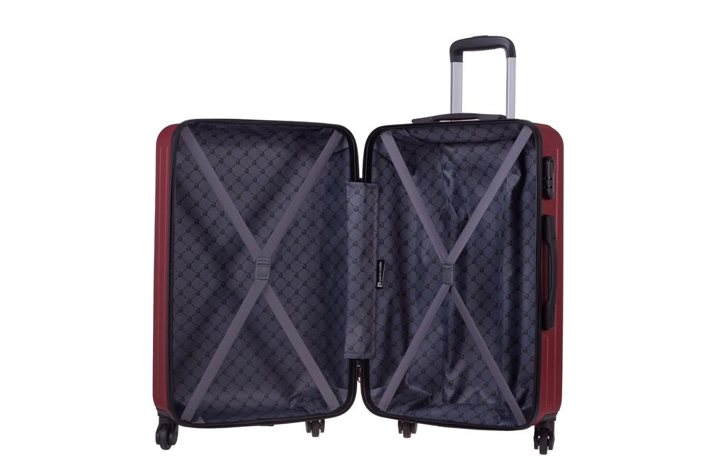 MEDIUM SUITCASE 60 CM DARK RED BERLIN