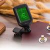 Universal Guitar Tuner Rotatable Clip-on Tuner LCD Display Tuner for Chromatic Acoustic Guitar Bass Ukulele Guitar Accessories