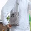 Canvas Crossbody Mobile Phone Bag Solid Color Water Cup Bag Shoulder Water Bottle Bag  Mobile Phone