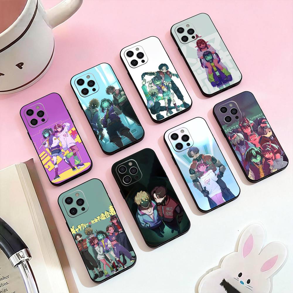 Anime M-Milky Subway Phone Case For iPhone 17,16,15,14,13,12,11 Plus,Pro Max,Soft Silicone Black Cover
