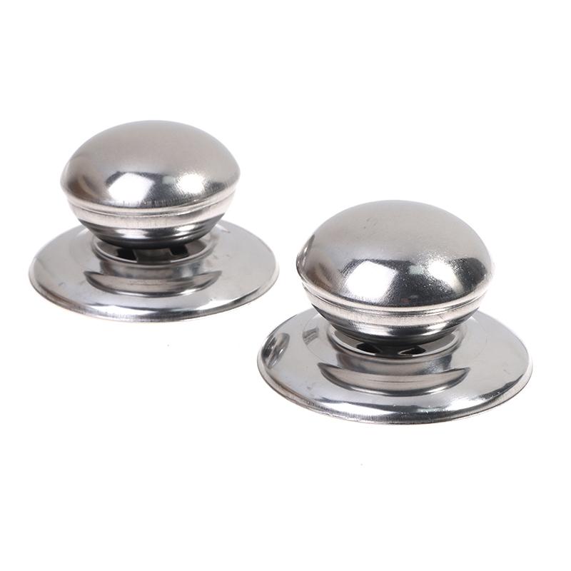 2 шт./компл. сменная крышка из нержавеющей стали, кнопка, кастрюля, стеклянная крышка, ручка