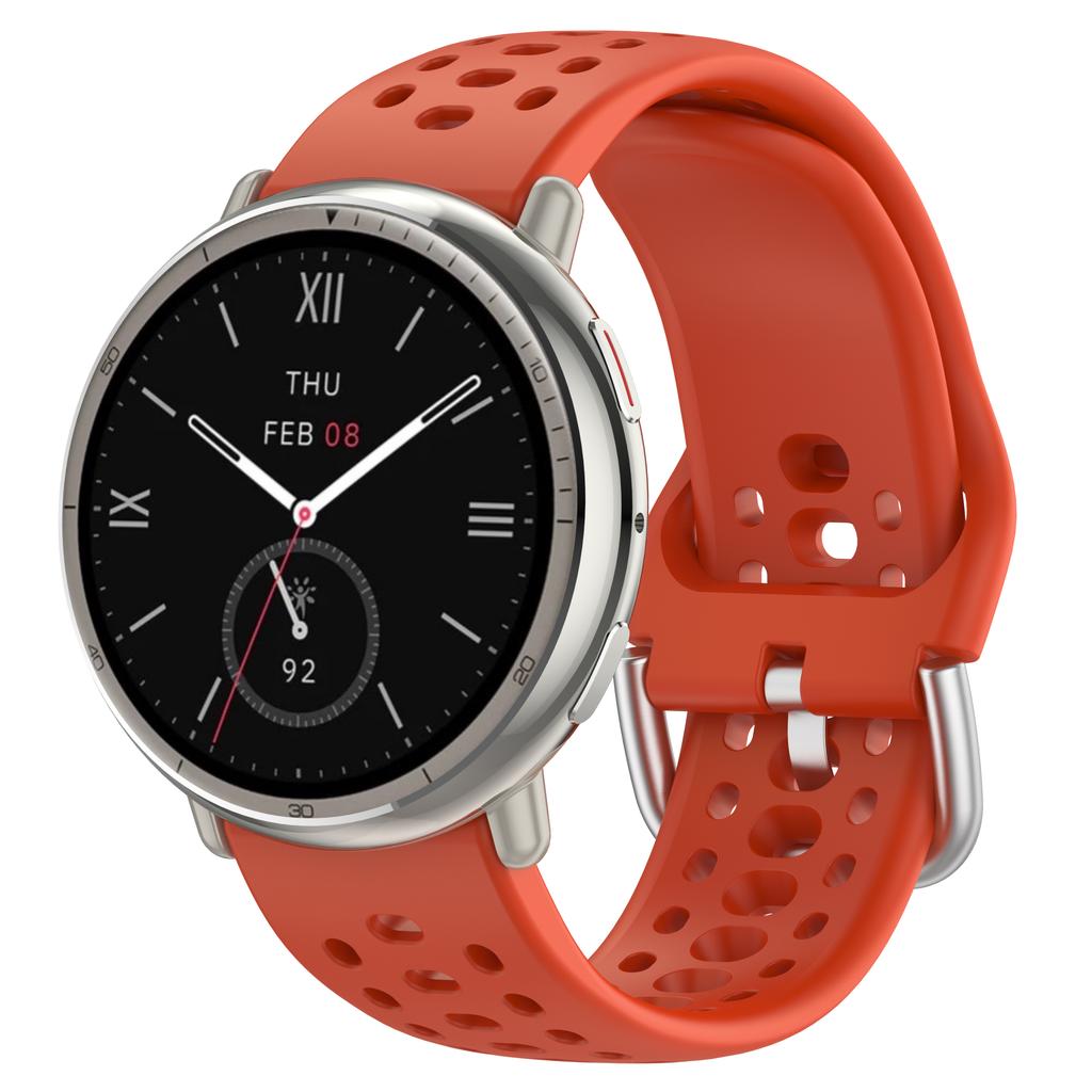 Оригинальный силиконовый ремешок для Amazfit Active 2, спортивный, дышащий, 20 мм, браслет, ремешок для Amazfit GTS 4 3 2 mini