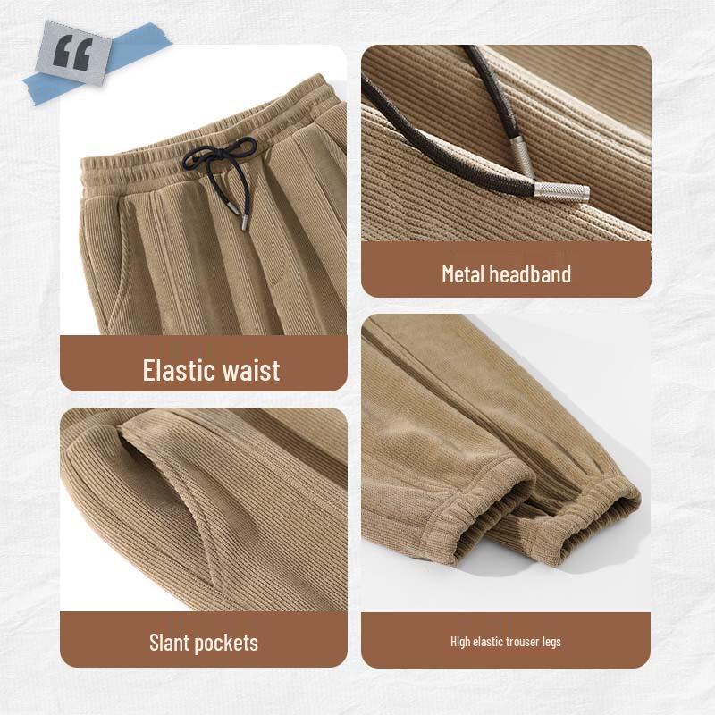 JEANSWEST LIFE Мужские тяжелые джоггеры из шенилла