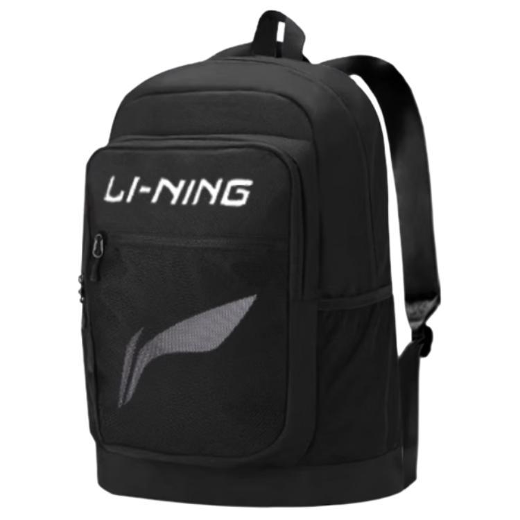 Полиэстеровый рюкзак Li Ning Обычный Унисекс Черный YBSU033-1