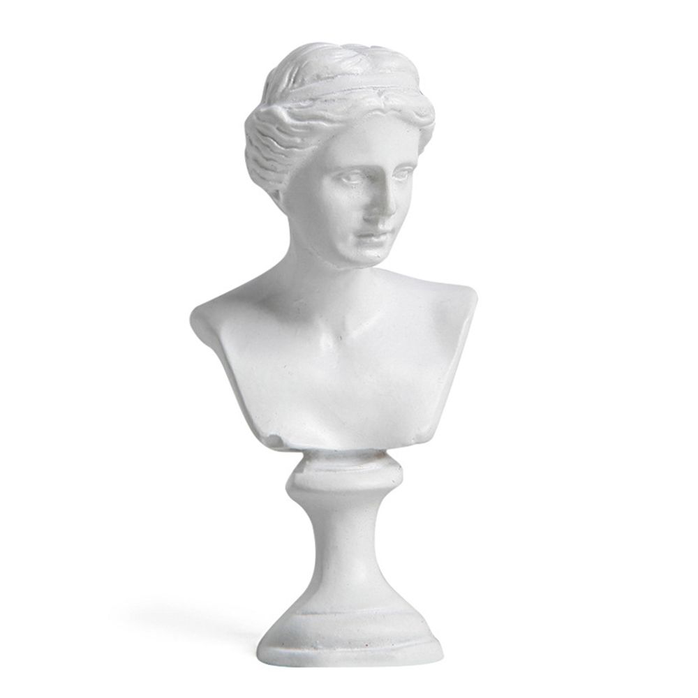 Desktop Ornament Greek Mythology Figurine Plaster Bust Statue Gypsum Portraits Famous Sculpture