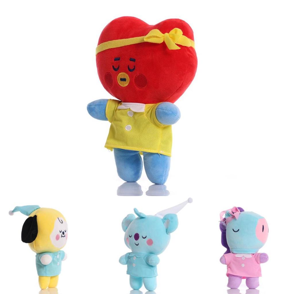 Плюшевая игрушка Bt21 Мягкая кукла Tata Mang Chimmy Rj Koya Cooky Shooky Van Kpop Bts