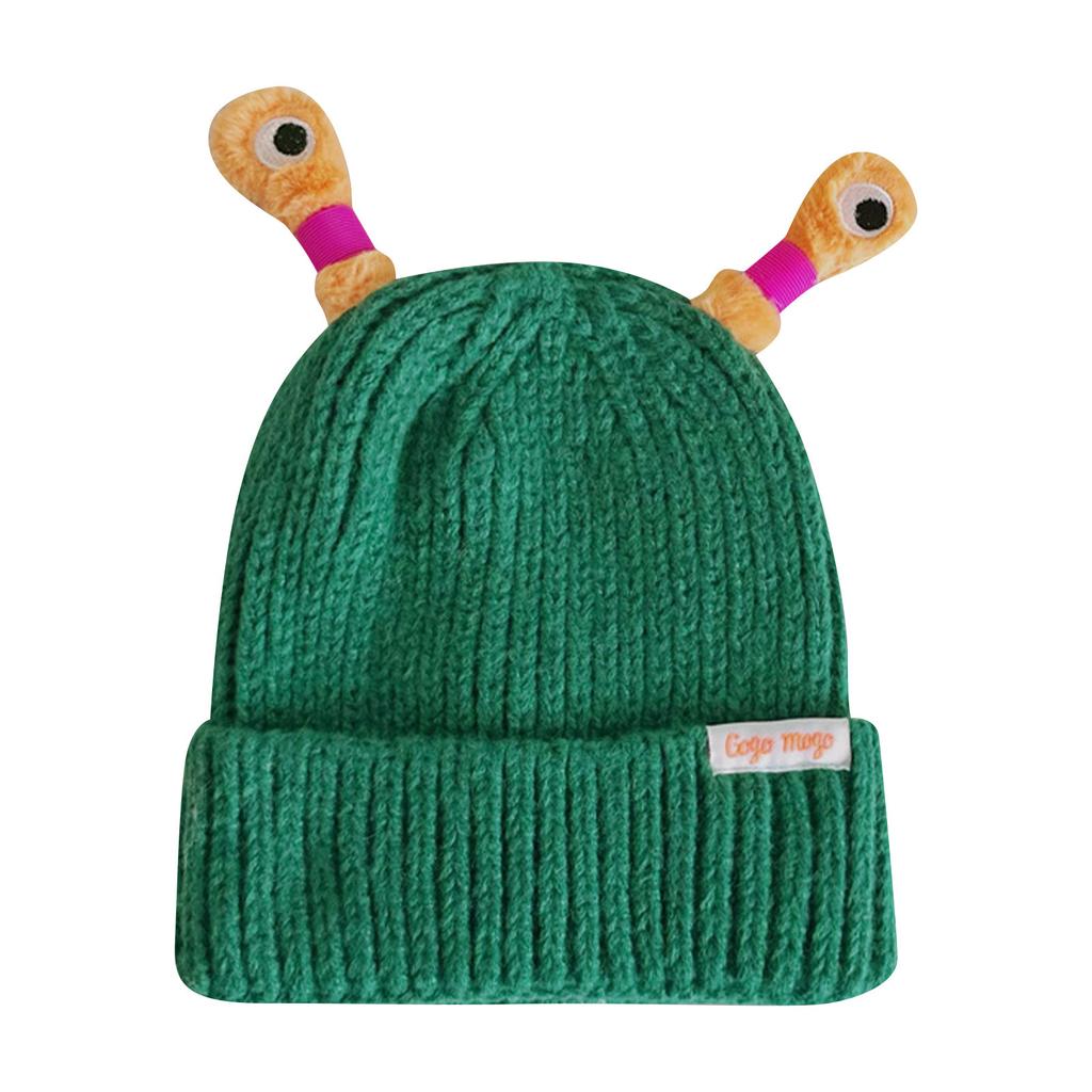 1 шт., милая детская вязаная шапка с забавными мигающими эластичными щупальцами для мальчиков и девочек, 1 шт., осень-зима