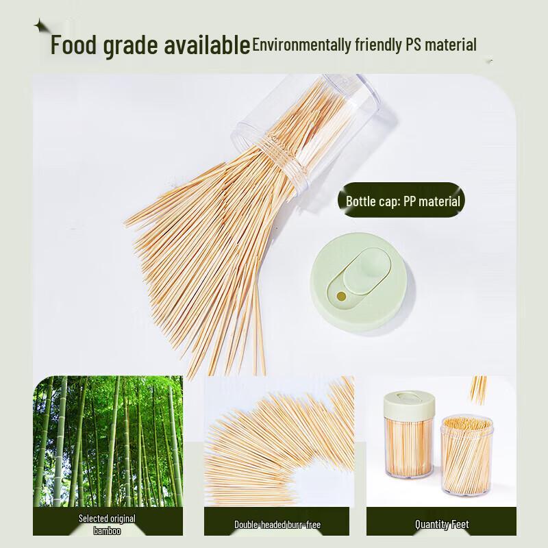 Double-Ended Bamboo Toothpicks