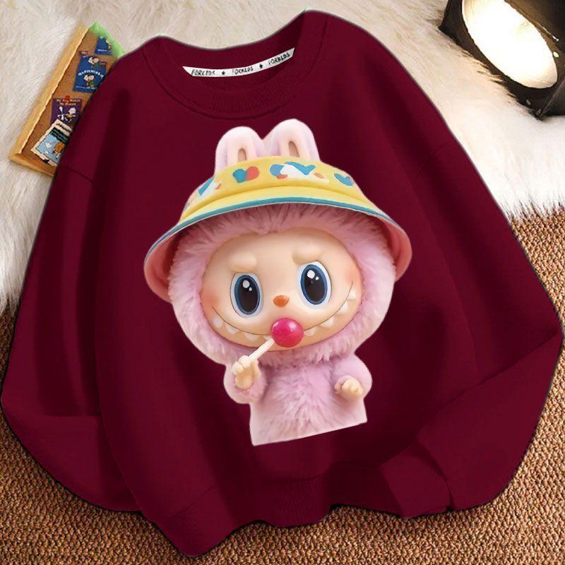 Детские модные и милые толстовки, повседневные толстовки с длинным рукавом для мальчиков и девочек на весну и осень