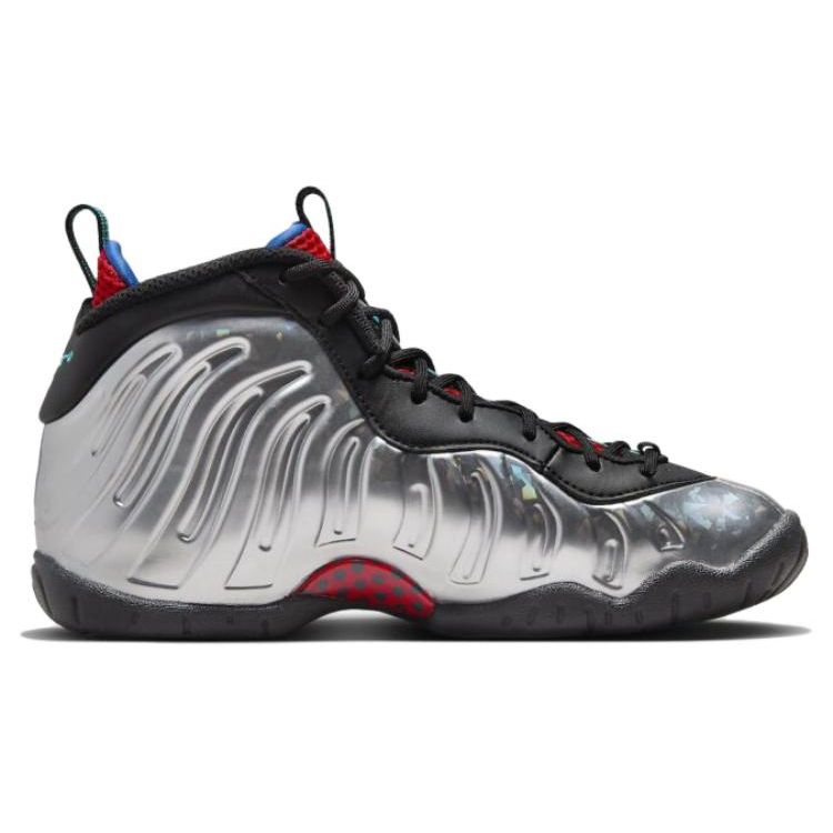 Nike Детские кроссовки Little Posite One GS All-Star Silver Metallic-Silver Dusty-Cactus FJ3303-001