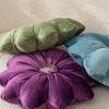 1pcs Dutch Velvet Sunflower Cushion Floral Shape Throw Pillow for Sofa Bedroom Simple Style Home Decor Household Supplies