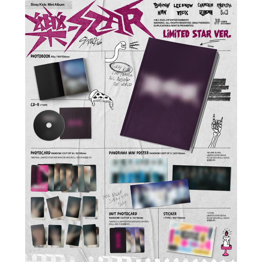 Stray Kids Mini Album ROCK-STAR Limited Star Ver.