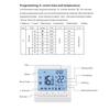 ME83 ЖК-цифровой термостат, программируемый регулятор температуры нагрева, интеллектуальный термостат для газового котла, регулятор температуры нагрева