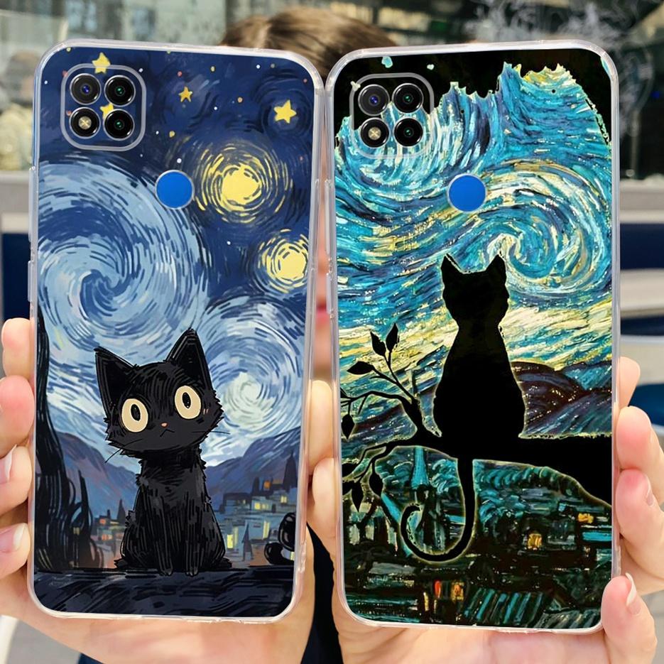 Чехол для Xiaomi Redmi 9C Милый Чехол с Рисунком Панды Астронавта Мягкий Силиконовый Чехол для Телефона Для Xiaomi Redmi 9C NFC Redmi9C Fundas Capa