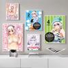 Super Sonico Game Самоклеящийся художественный постер Белая бумага Наклейка DIY Room Bar Cafe Wall Decor
