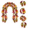 Hanging Fall Wreaths Vine Autumn Leaves Fake Leaf Plant Vine  Halloween Party