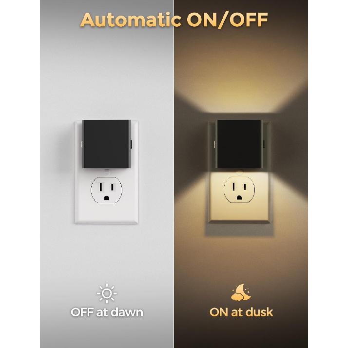 DORESshop Night Lights Plug into Wall [4 Pack],Plug in Nightlight