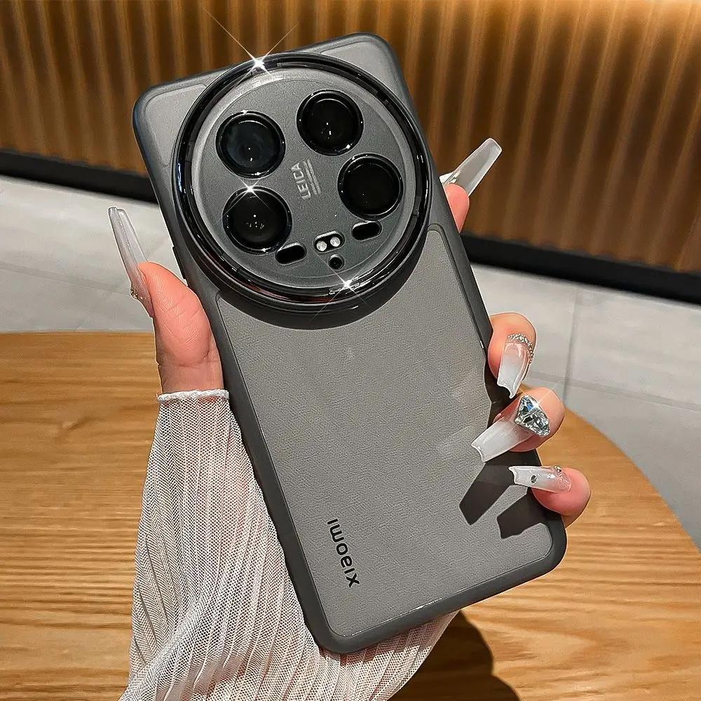 Для Xiaomi 15 Ultra Camera Protector Lens Film Soft TPU Case Для Xiaomi Mi 14T 15 Pro 13 15Ultra Прозрачная силиконовая задняя крышка