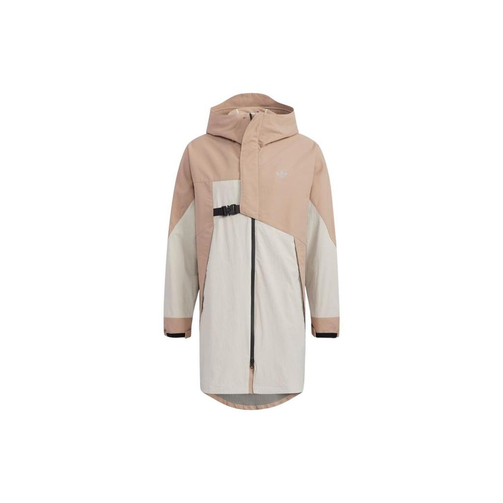Adidas Originals Jackets Men's Khaki Brown Hooded Moderate Other HE6623-