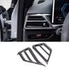 Для BMW 3 4 Серии G20 M3 M4 G80 G82 M440i 2026+ Накладка на боковой воздухозаборник AC, рамка центральной панели, аксессуары для вентиляционных отверстий, настоящий карбон