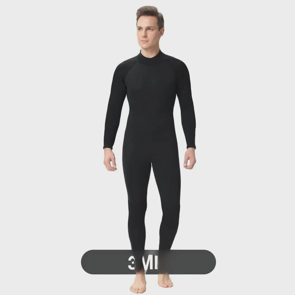 Унисекс-гидрокостюм толщиной 3 мм с солнцезащитным экраном — водонепроницаемый, защита от медуз, для сноркелинга, серфинга, фридайвинга.