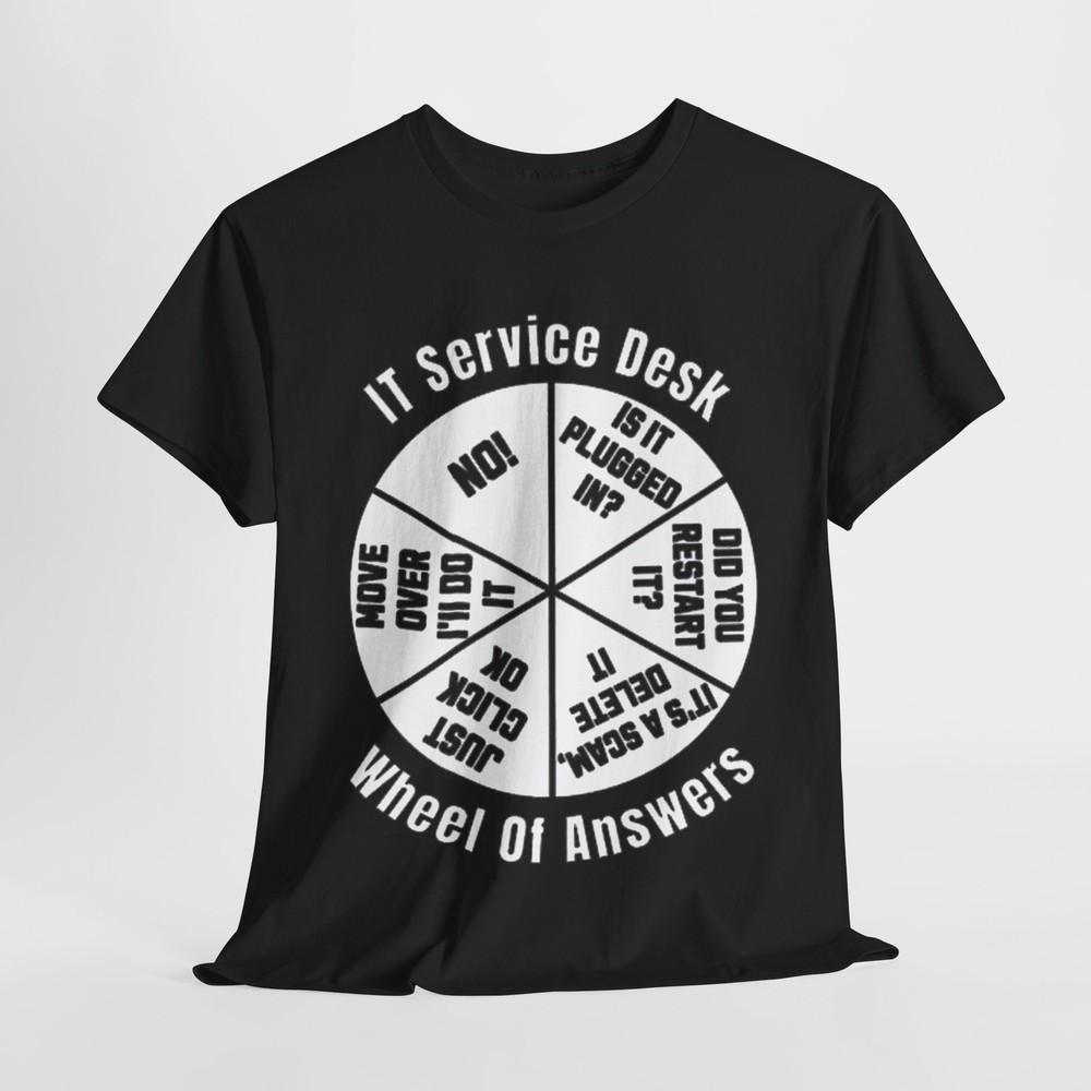 IT Service Desk Funny Graphic Unisex T Shirt TEE Mens Womens Urban Unisex T-Shirt