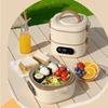 Heating Function Food Warmer Rechargeable Electric Heated Lunch Box Hot Meal Container  School