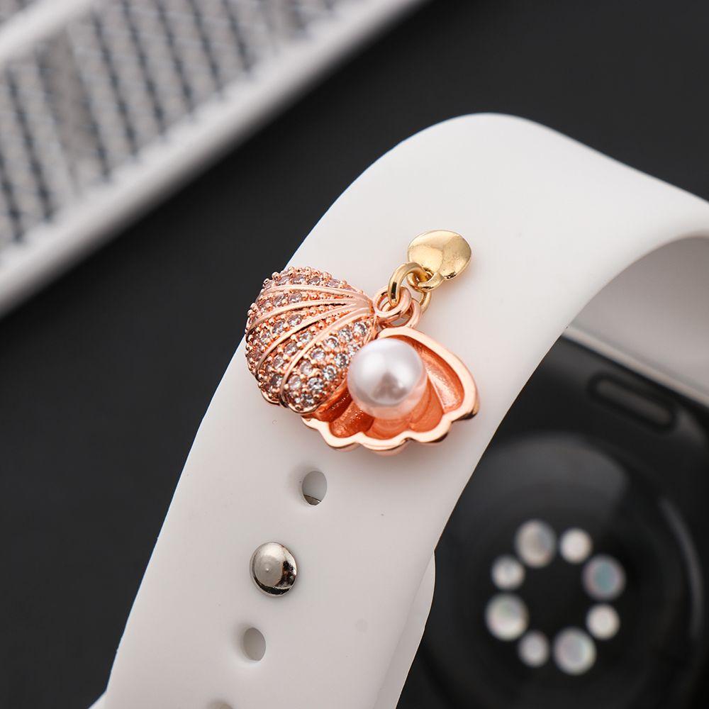 Metal Nails For iwatch Diamond Accessories Pendant Silicone Strap Decorative For Apple Watch